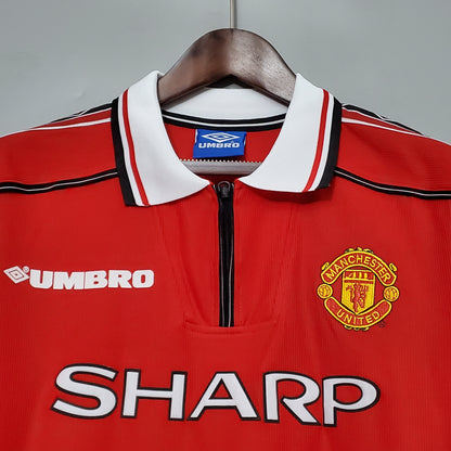 Manchester United Longsleeve home jersey. Season 98/99