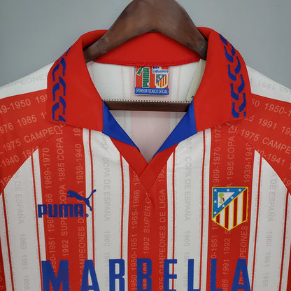 Atletico Madrid home jersey. Season 95/96