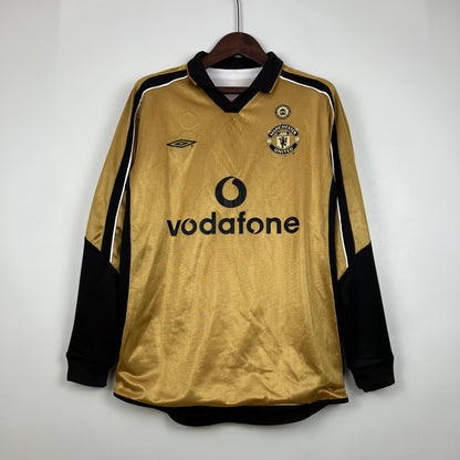 Manchester United 100th Anniversary double-sided longsleeve jersey. Season 01/02