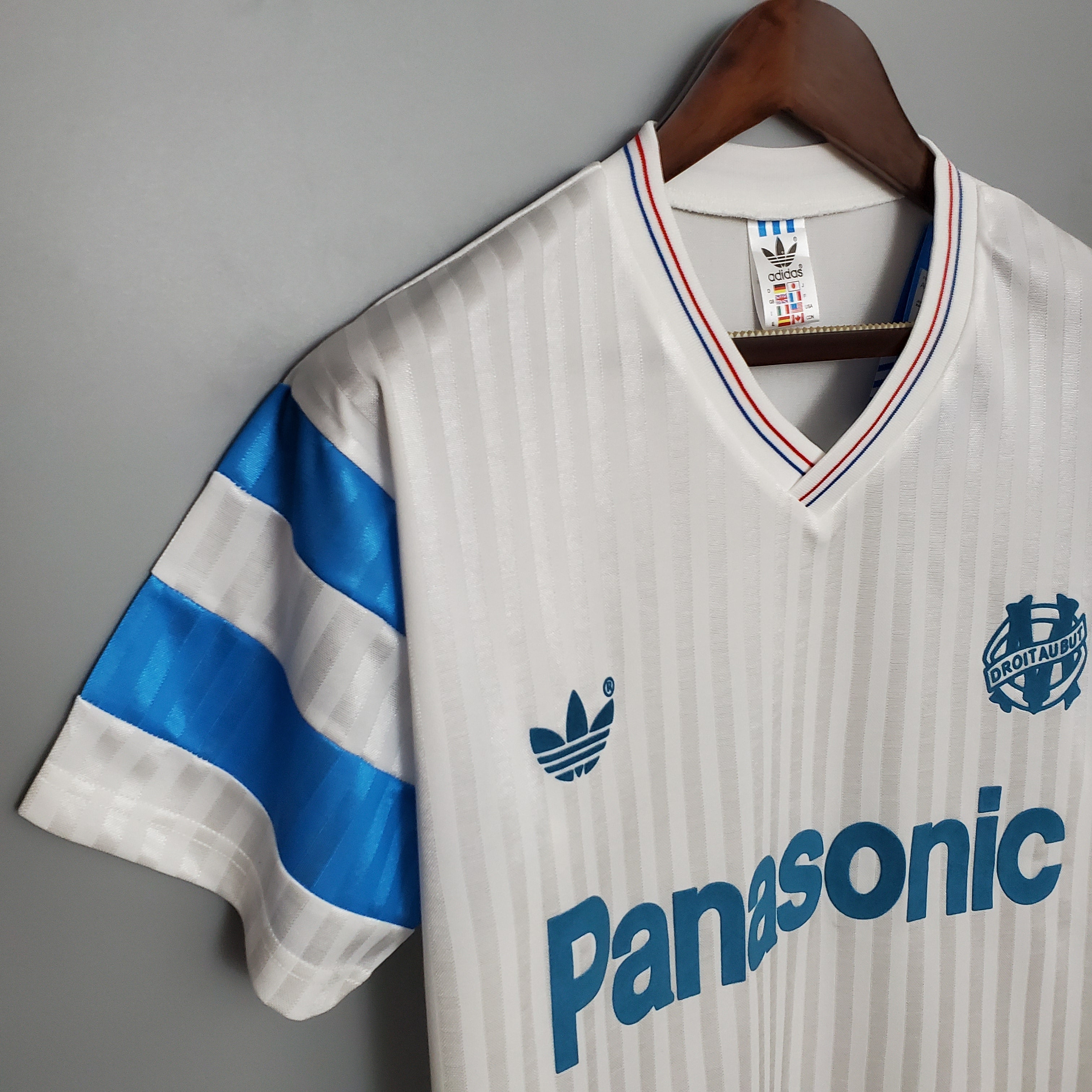 Marseille Olympique home jersey. Season 89/90