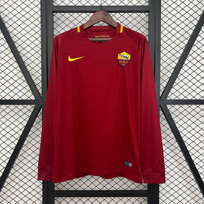AS Roma longsleeve home jersey. Season 17/18