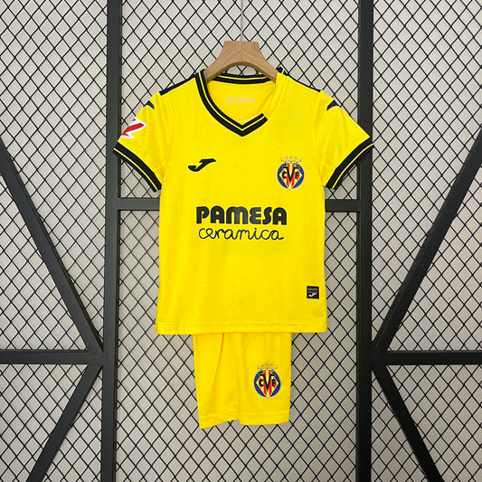 Villarreal home kids set. Season 24/25