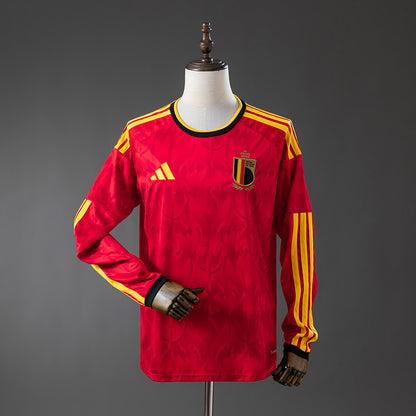 Belgium Home Longsleeve jersey for the 2026 FIFA World Cup