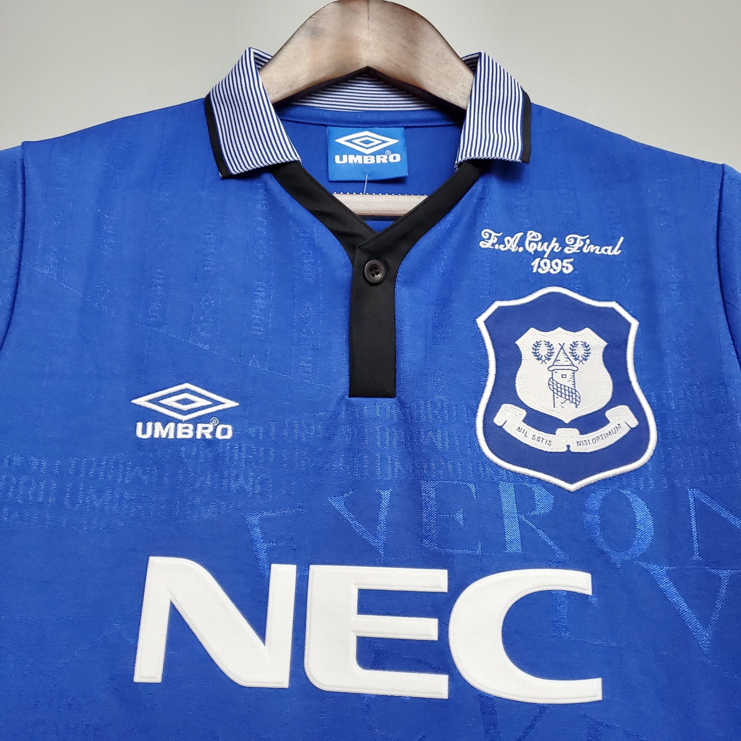 Everton home jersey. Season 94/95