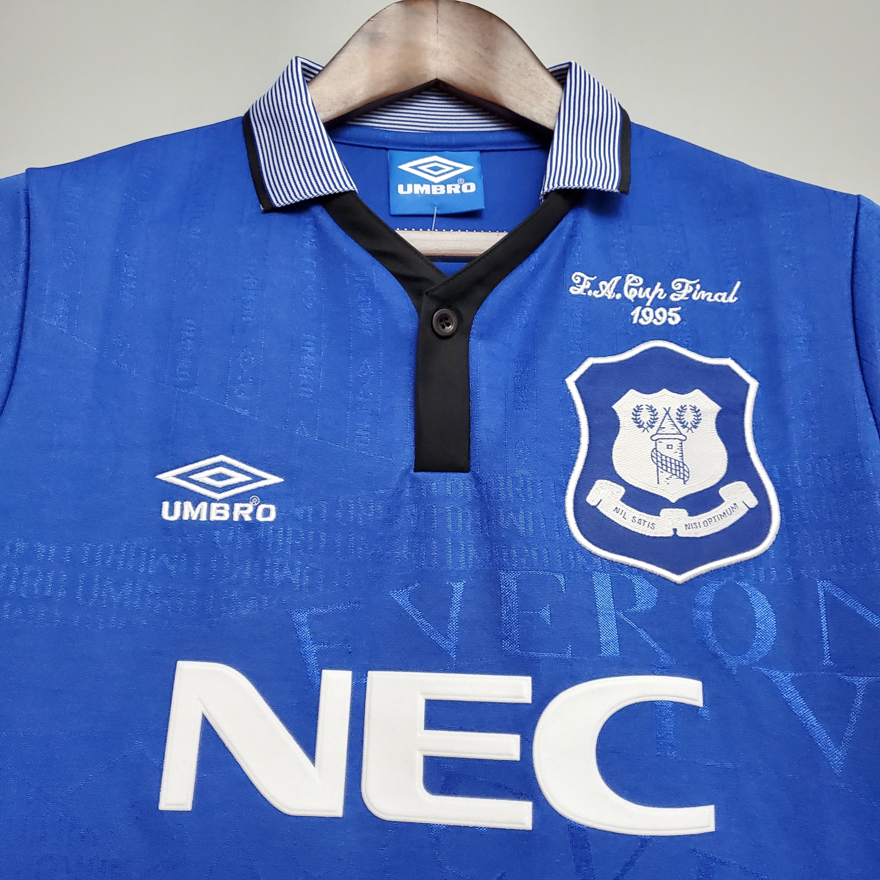 Everton home jersey. Season 94/95