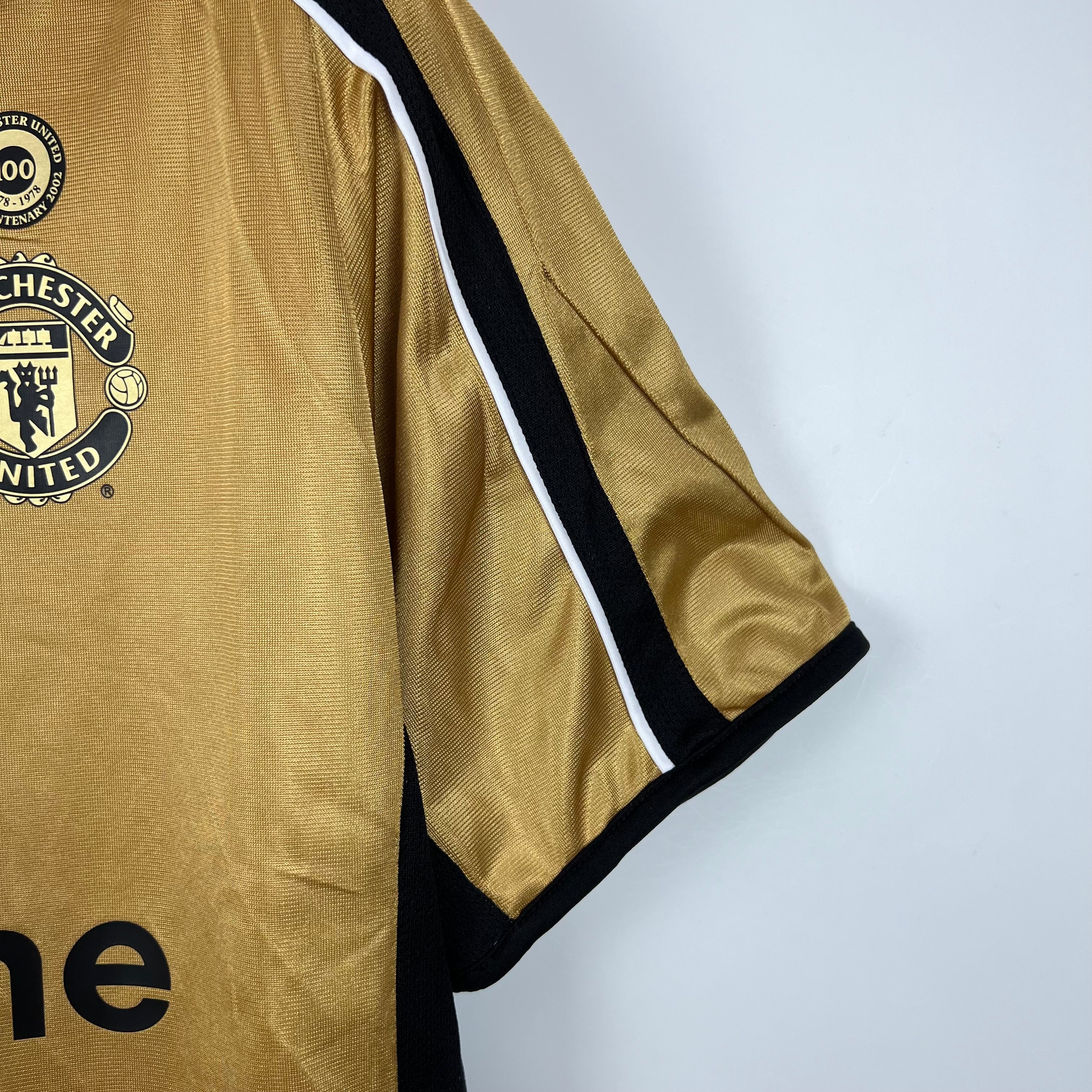 Manchester United 100th Anniversary double-sided jersey. Season 01/02