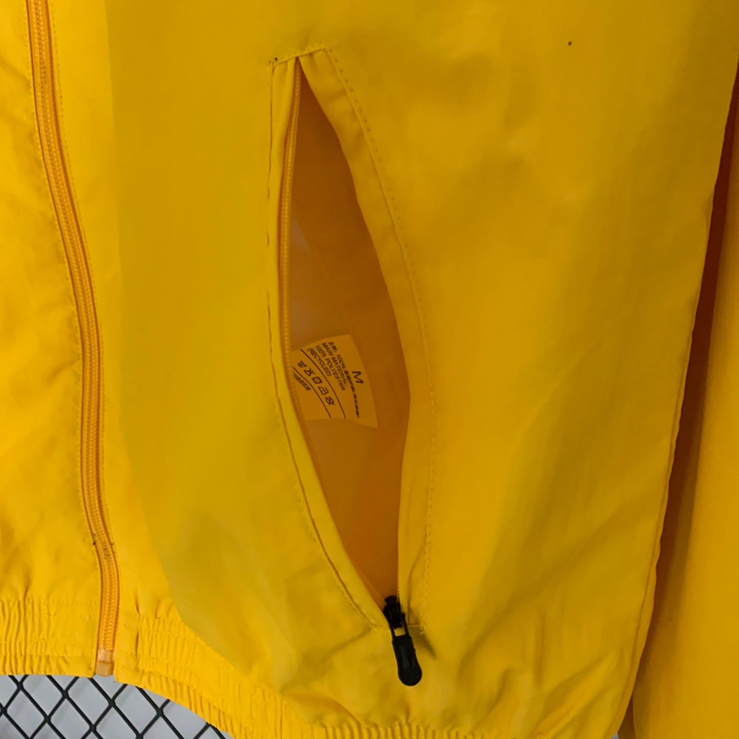 Ivory double-sided Windbreaker