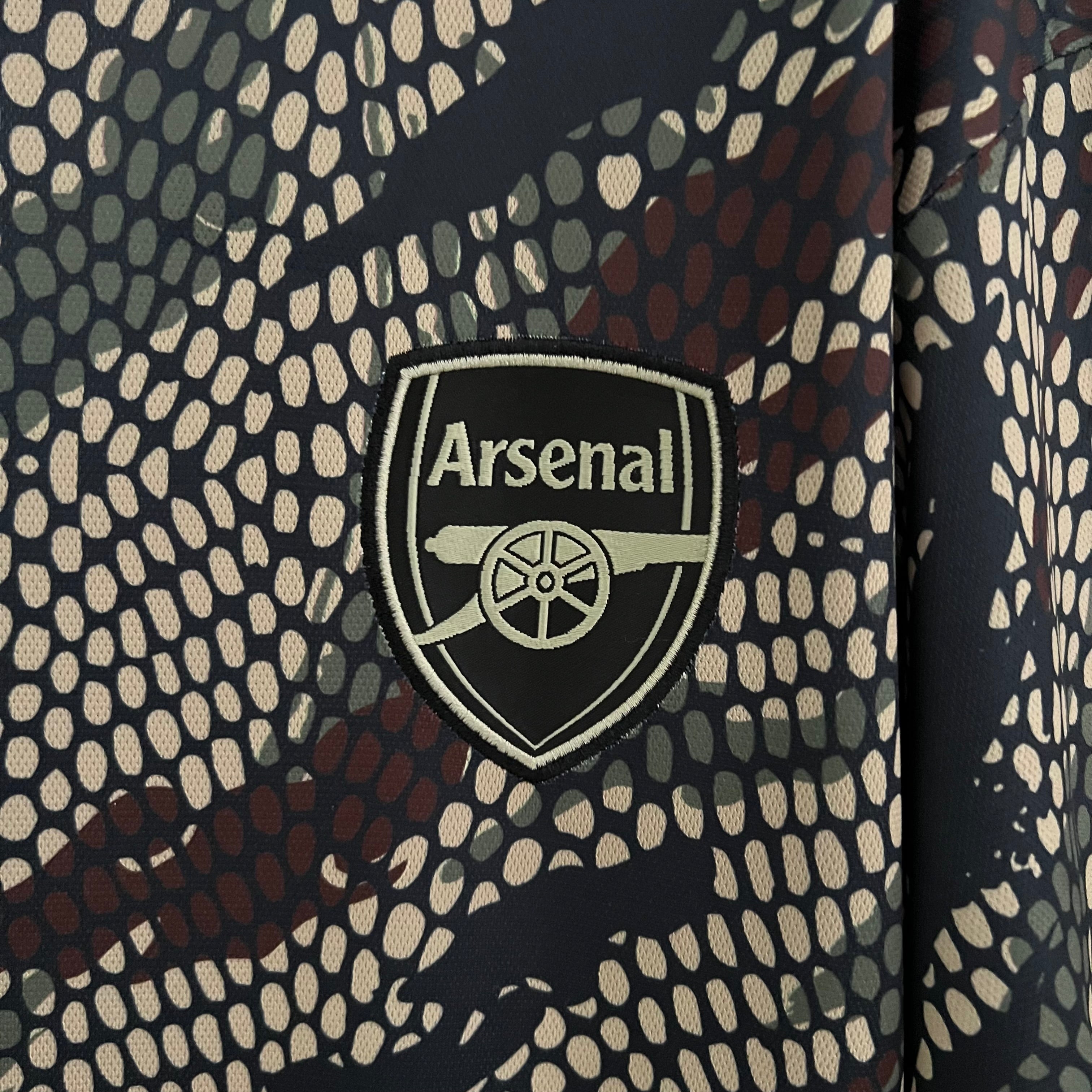Arsenal x MAHARASHI Special Edition jersey. Season 23/24