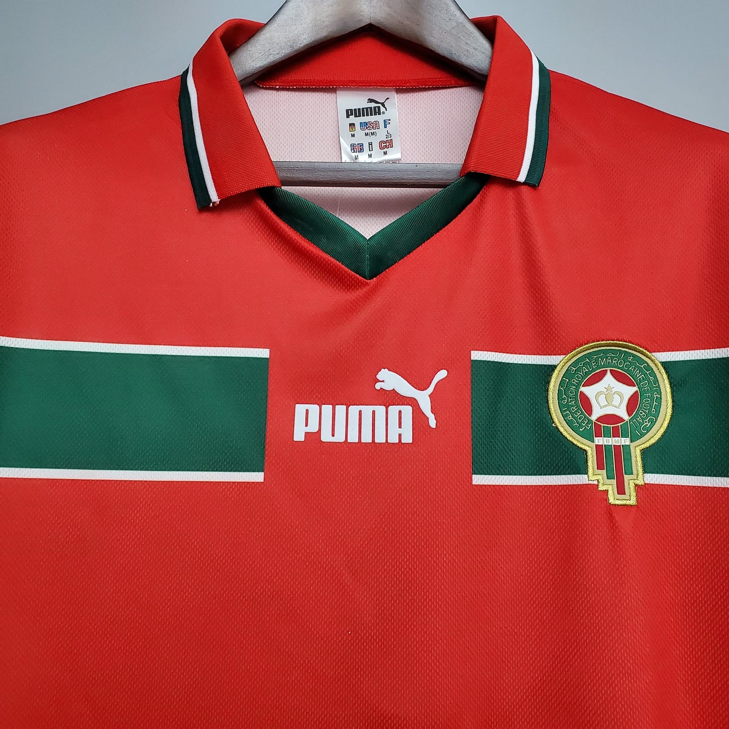 Morocco home jersey. Season 1998