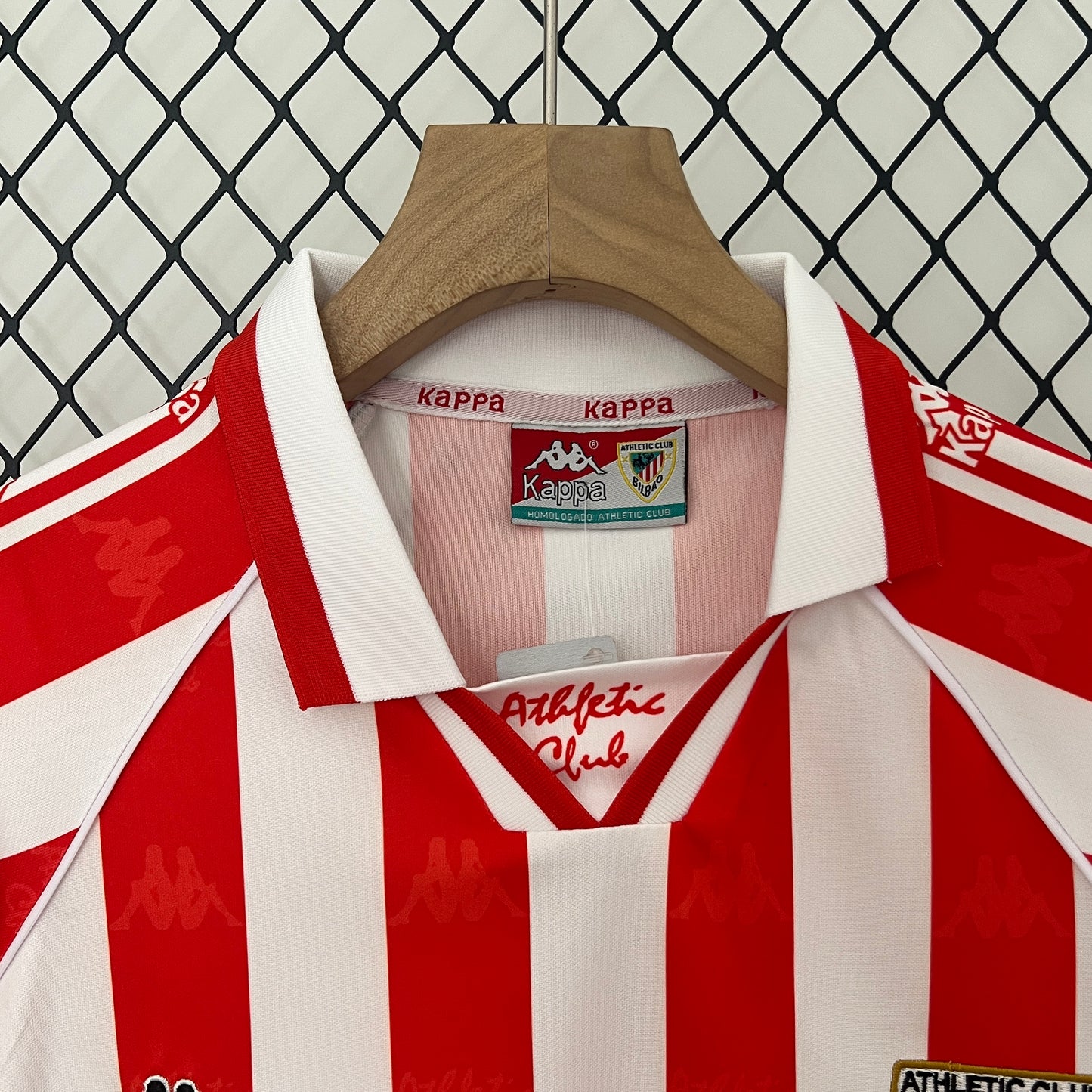 Athletic Bilbao home kids set. Season 95/97