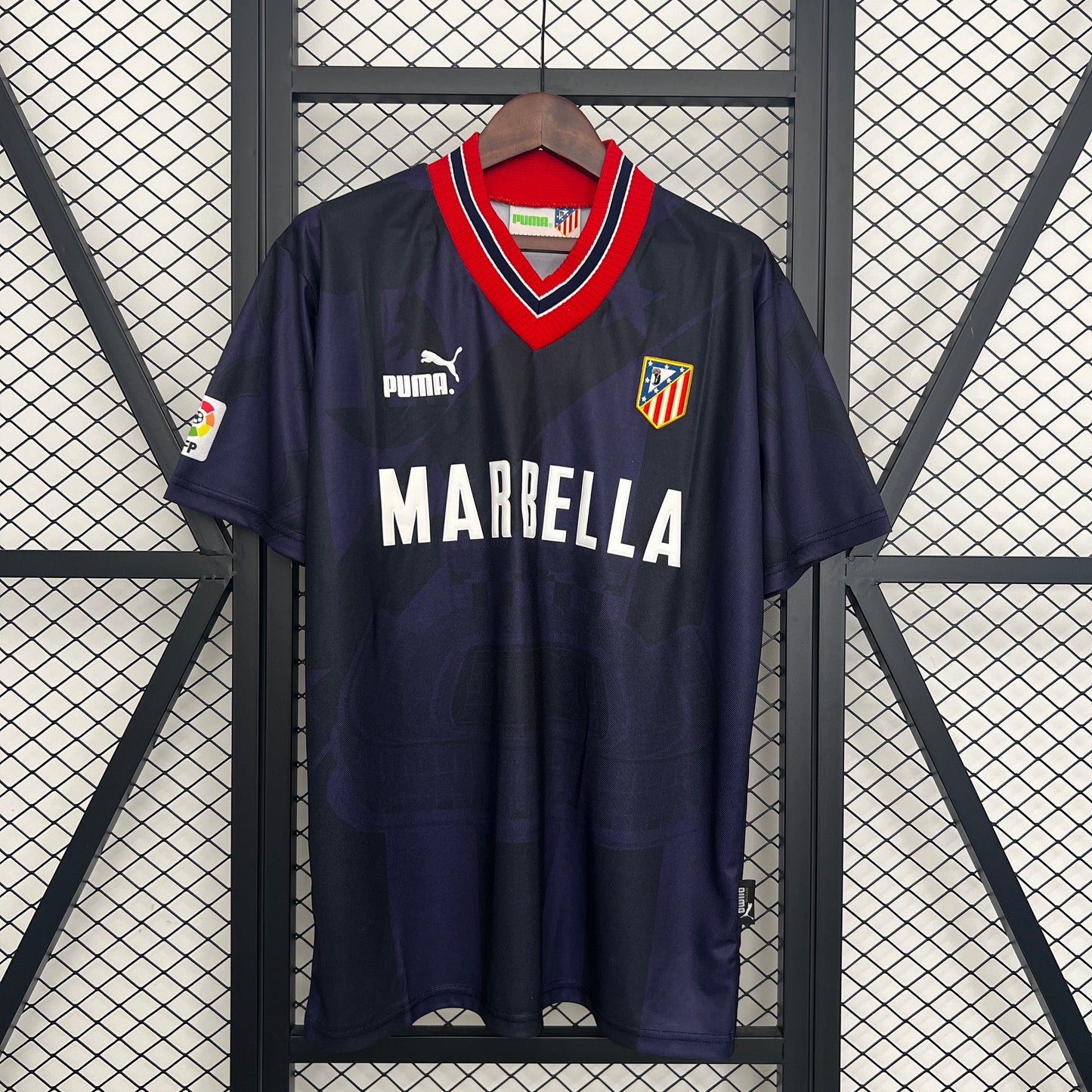 Atletico Madrid third jersey. Season 95/96