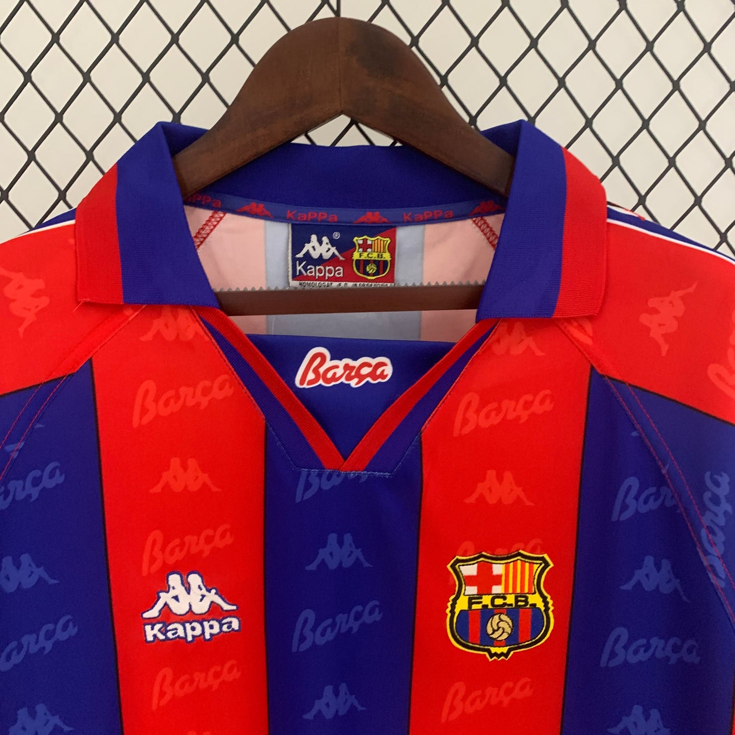 Barcelona longsleeve home jersey. Season 96/97