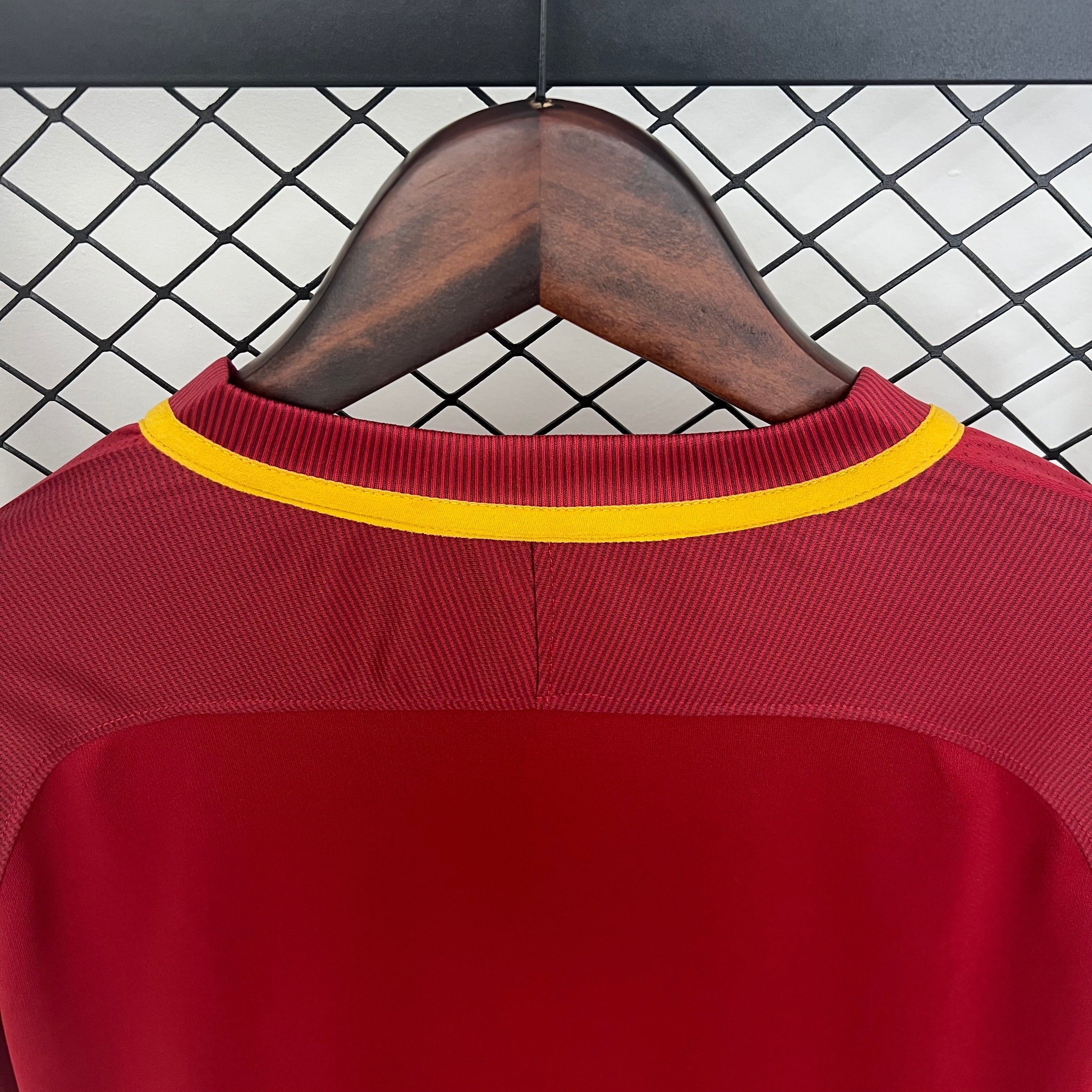 AS Roma longsleeve home jersey. Season 17/18
