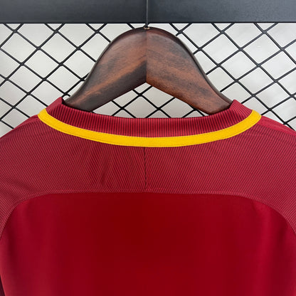 AS Roma longsleeve home jersey. Season 17/18