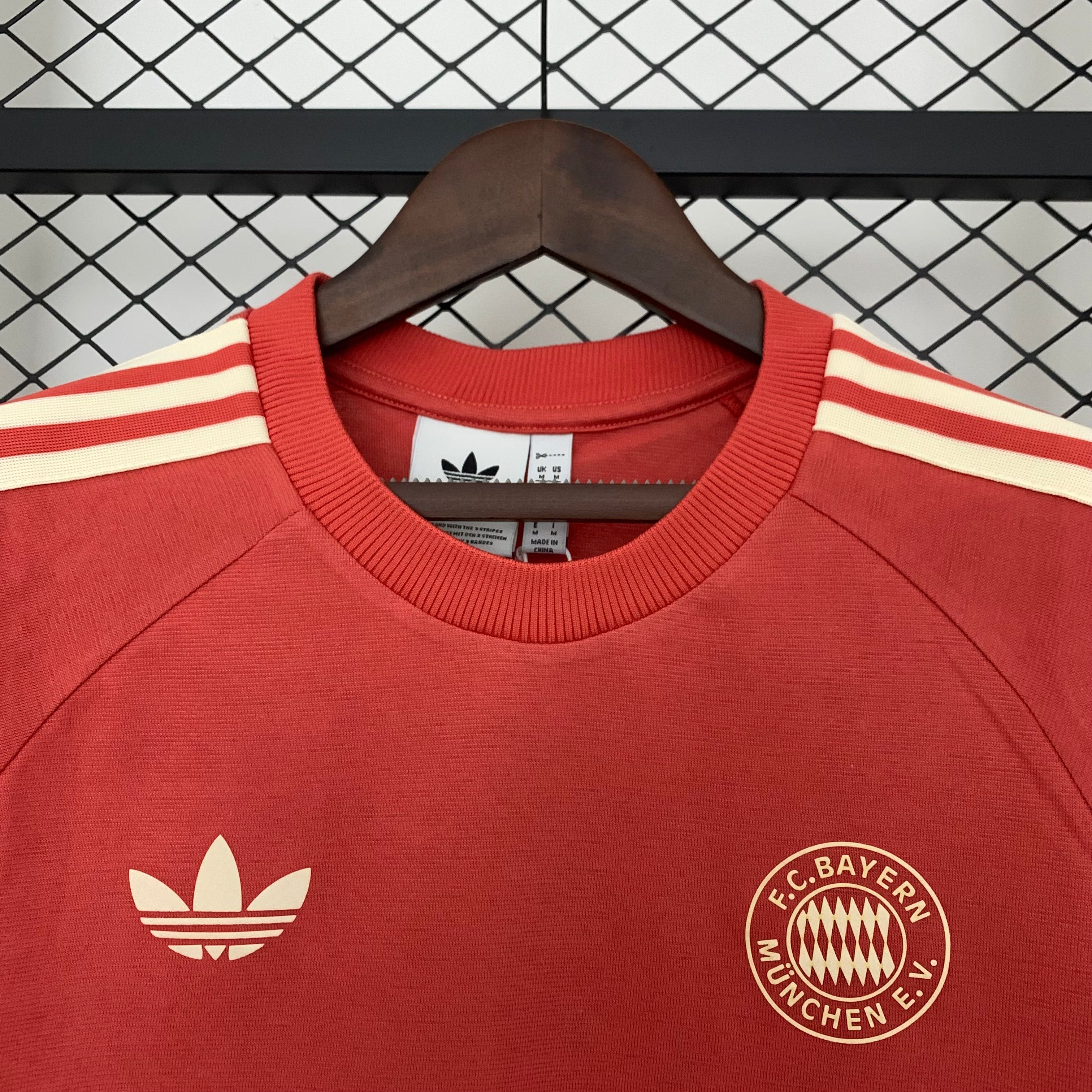 Bayern Munich pre-match jersey.