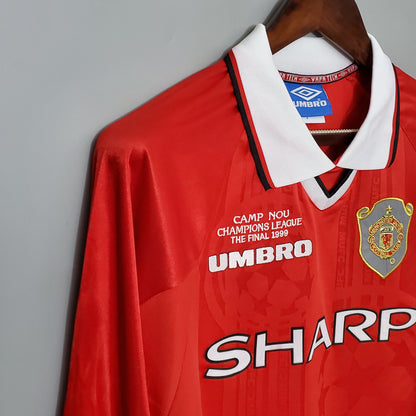 Manchester United UCL 1999 Final longsleeve jersey. Season 99/00