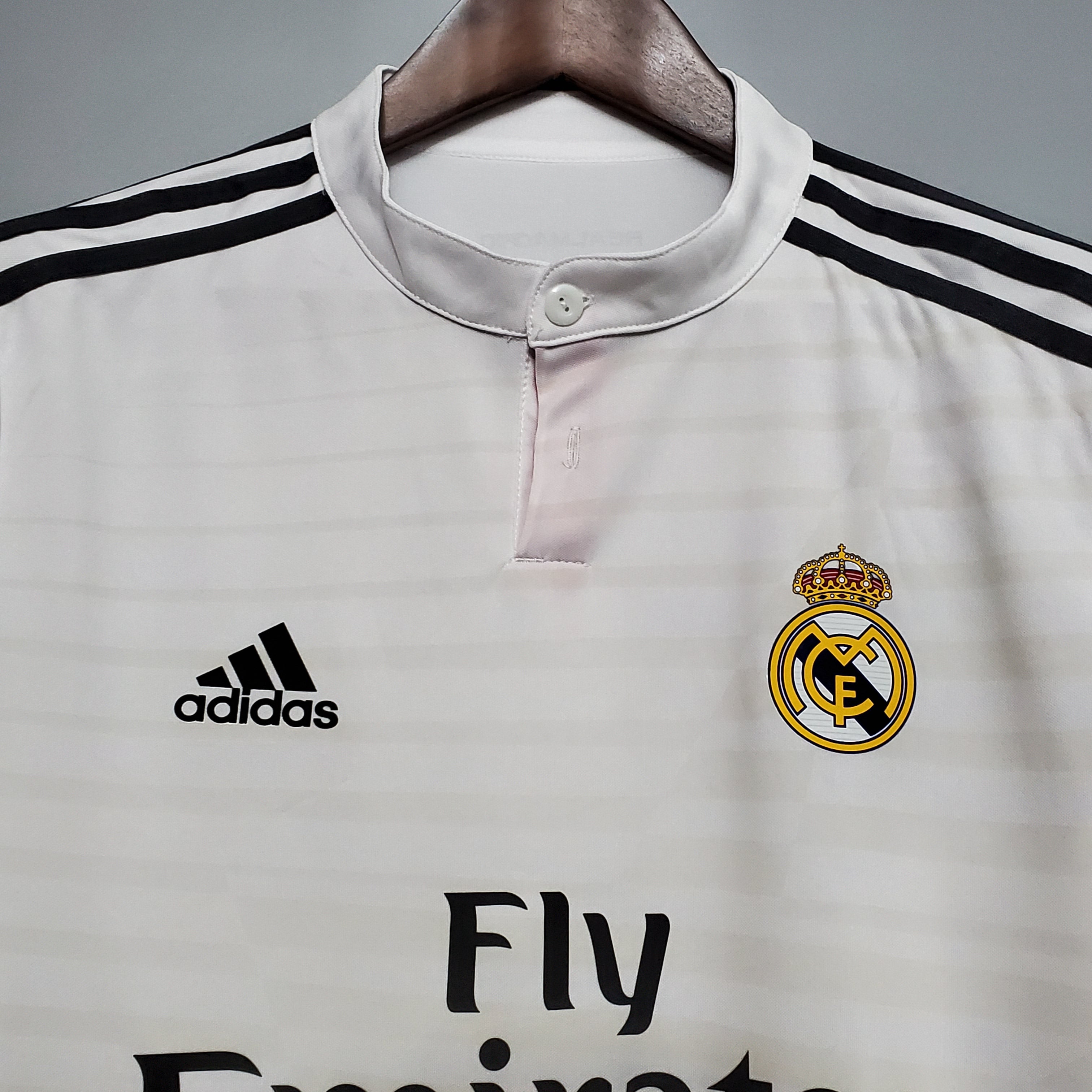 Real Madrid longsleeve home jersey. Season 14/15
