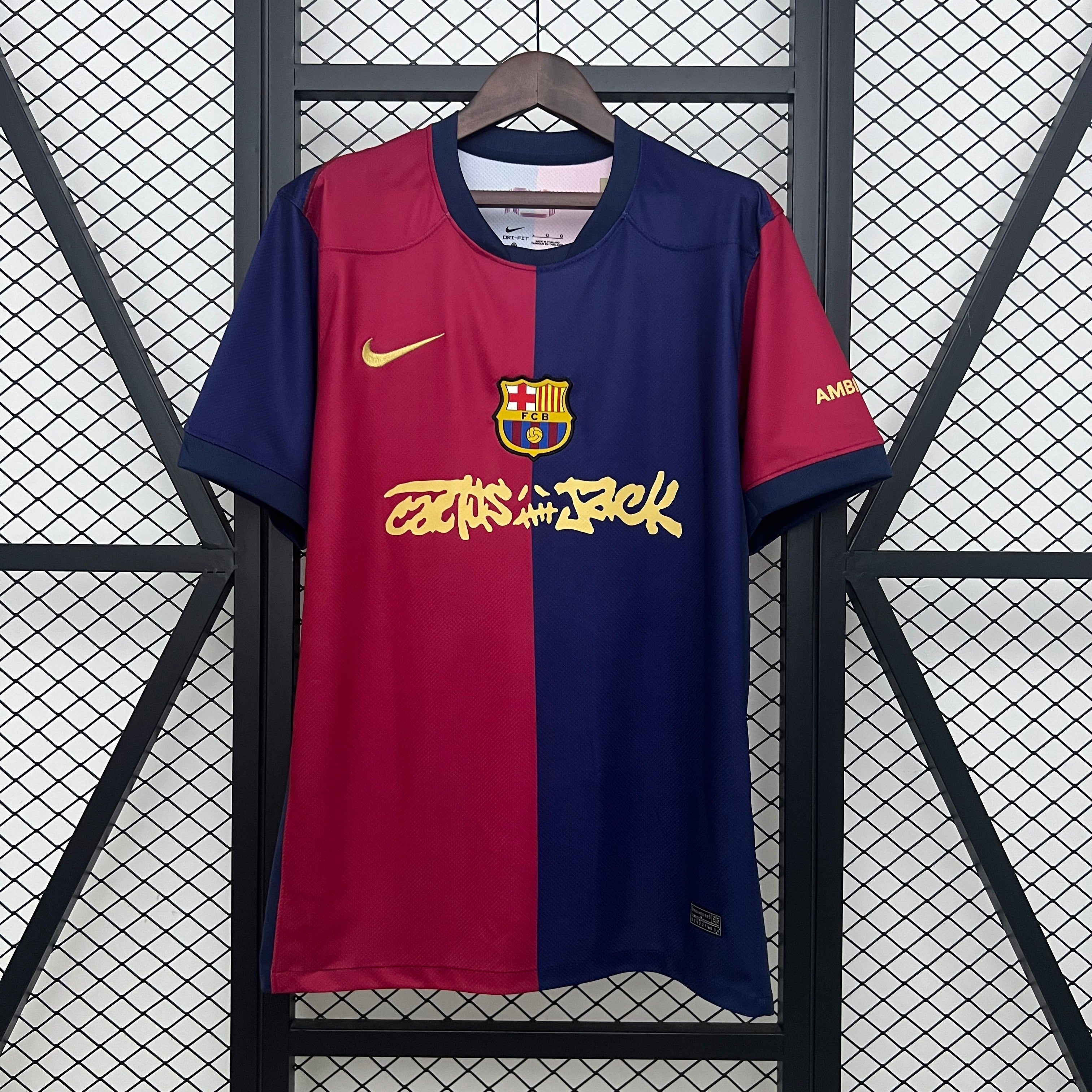 Barcelona home jersey. Season 24/25 (Cactus Jack Sponsor)