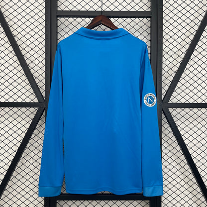 Napoli longsleeve home jersey. Season 87/88