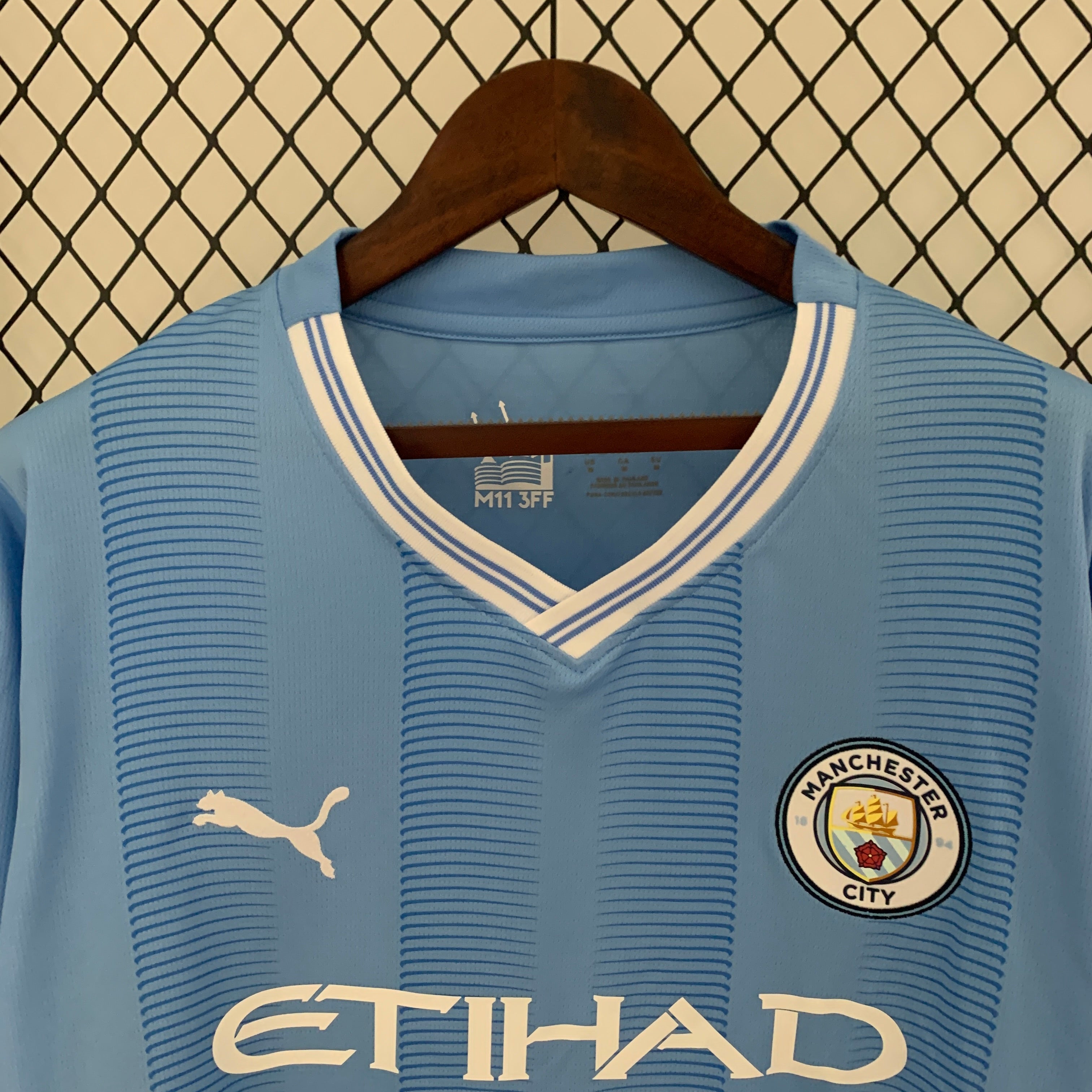 Manchester City longsleeve home jersey. Season 23/24