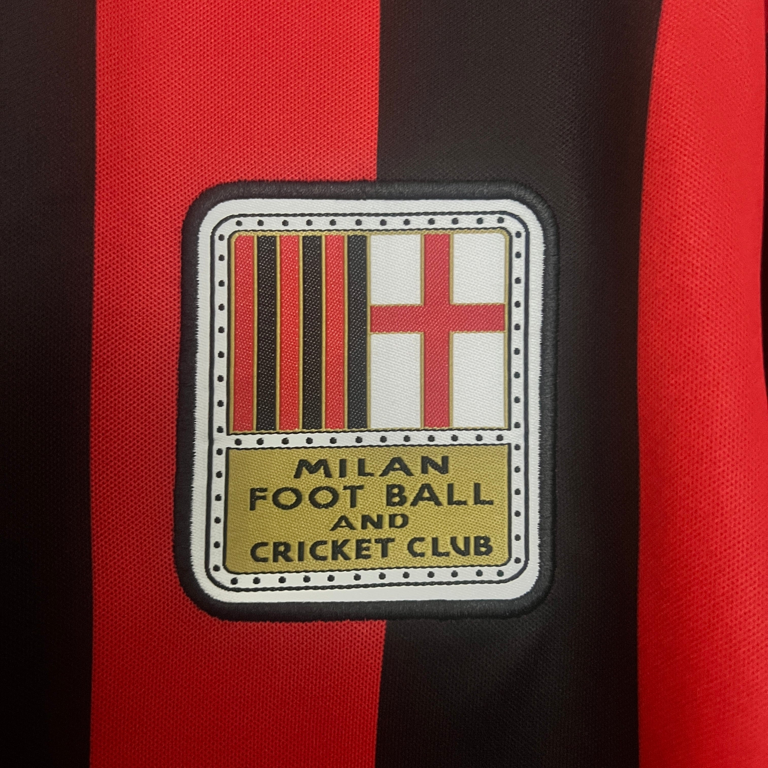 AC Milan home 125th Anniversary Commemorative Edition jersey. Season 24/25