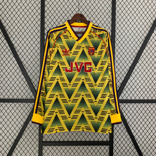 Arsenal longsleeve away jersey. Season 91/92