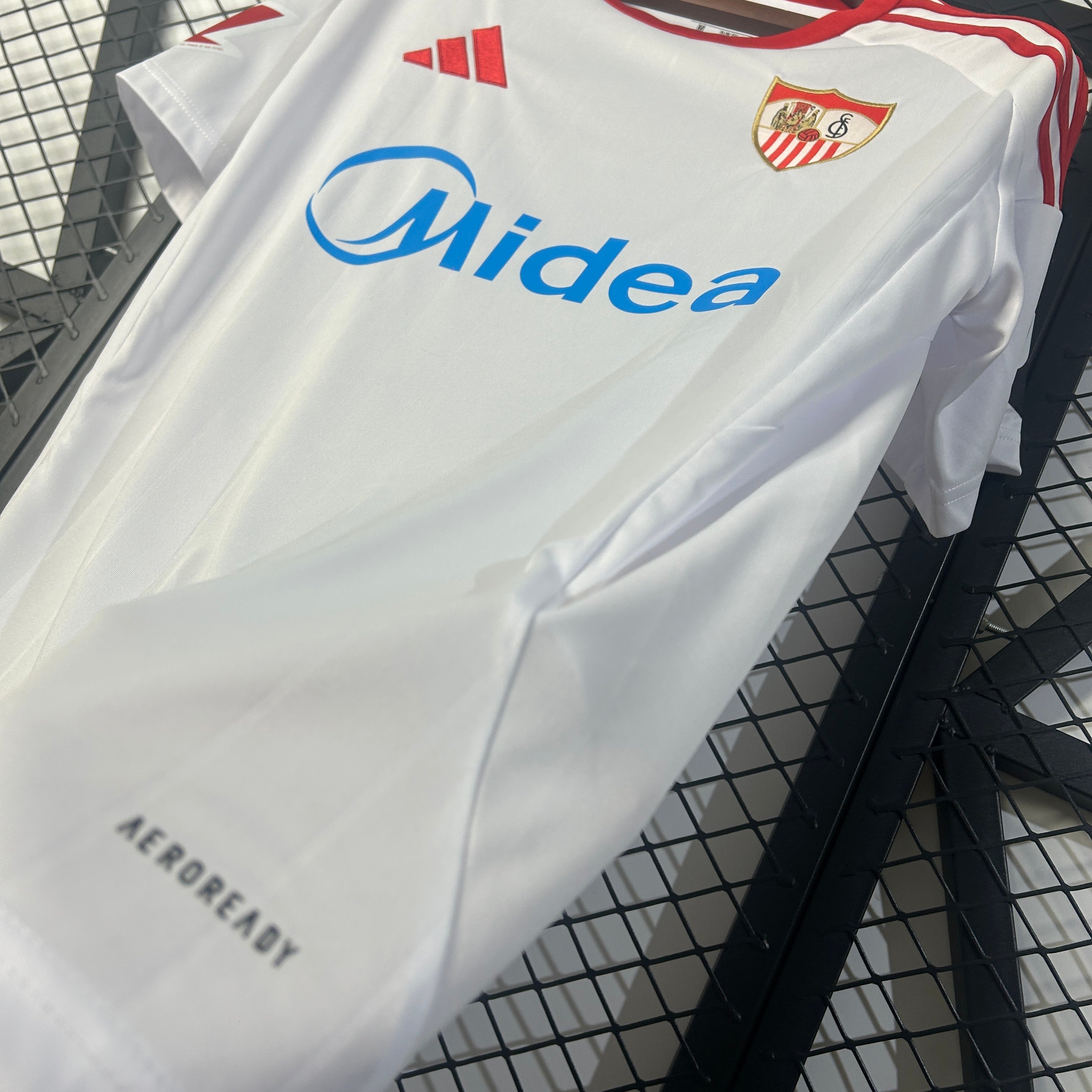 Sevilla home jersey. Season 25/26