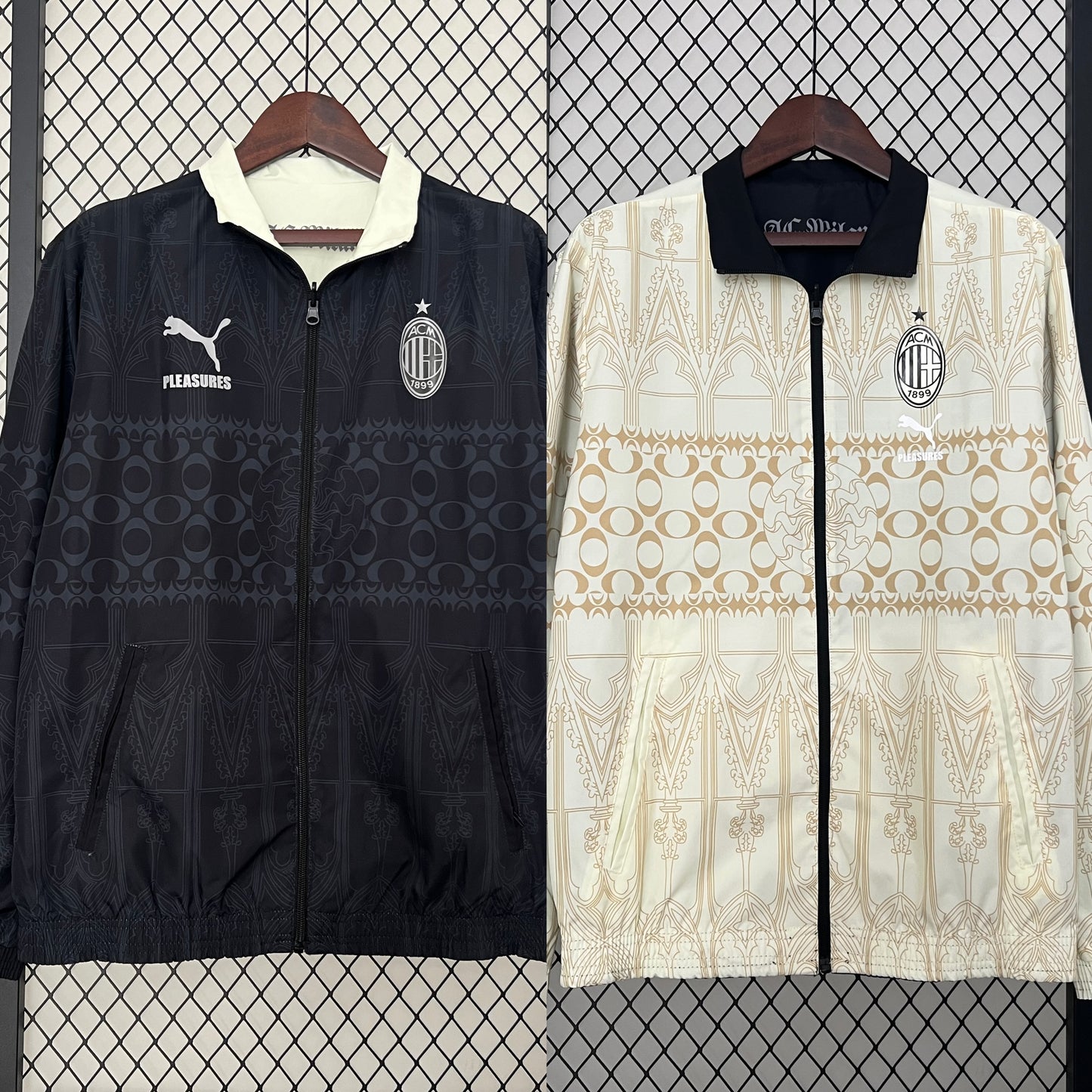 AC Milan double-sided windbreaker