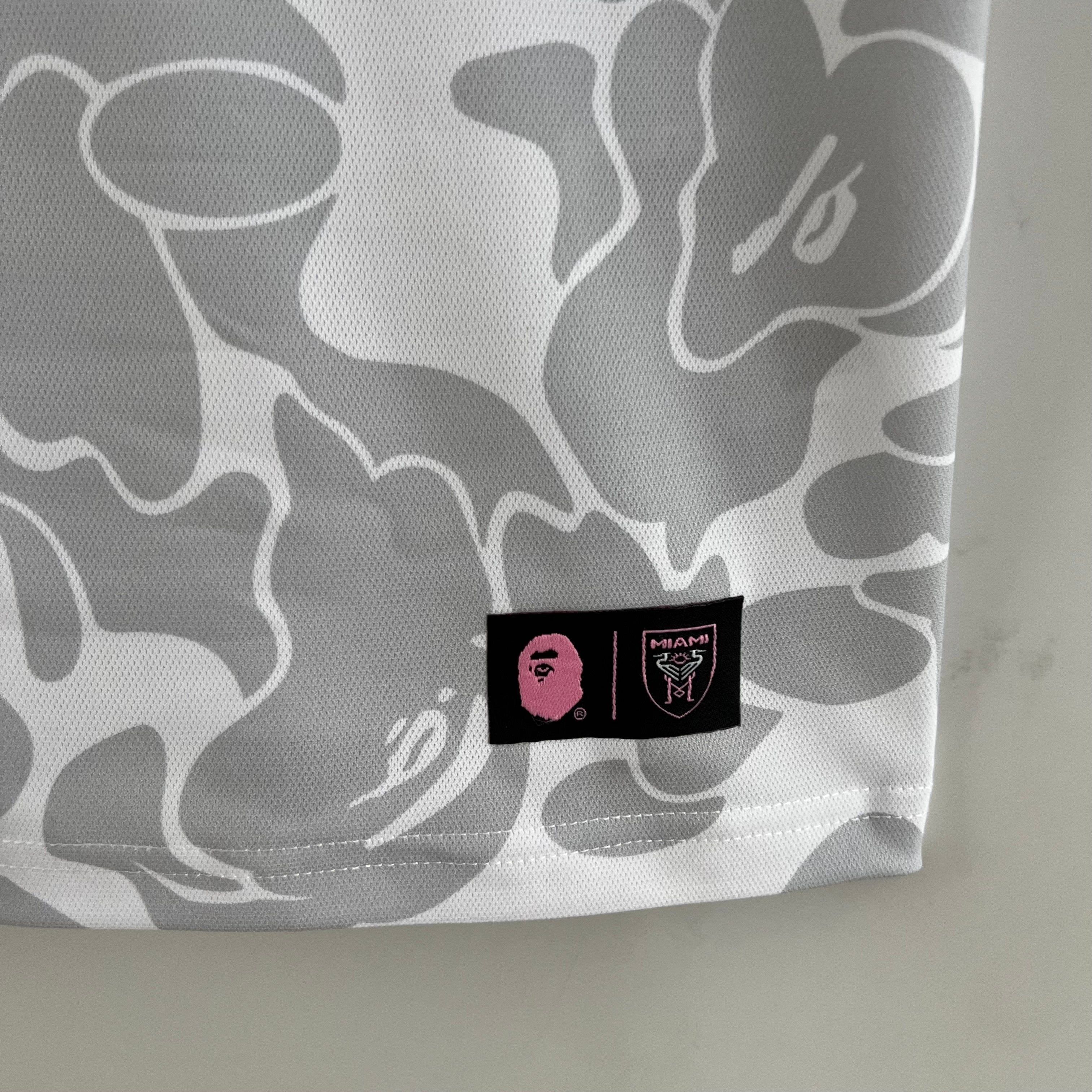 Inter Miami x BAPE Collaboration jersey. (grey)