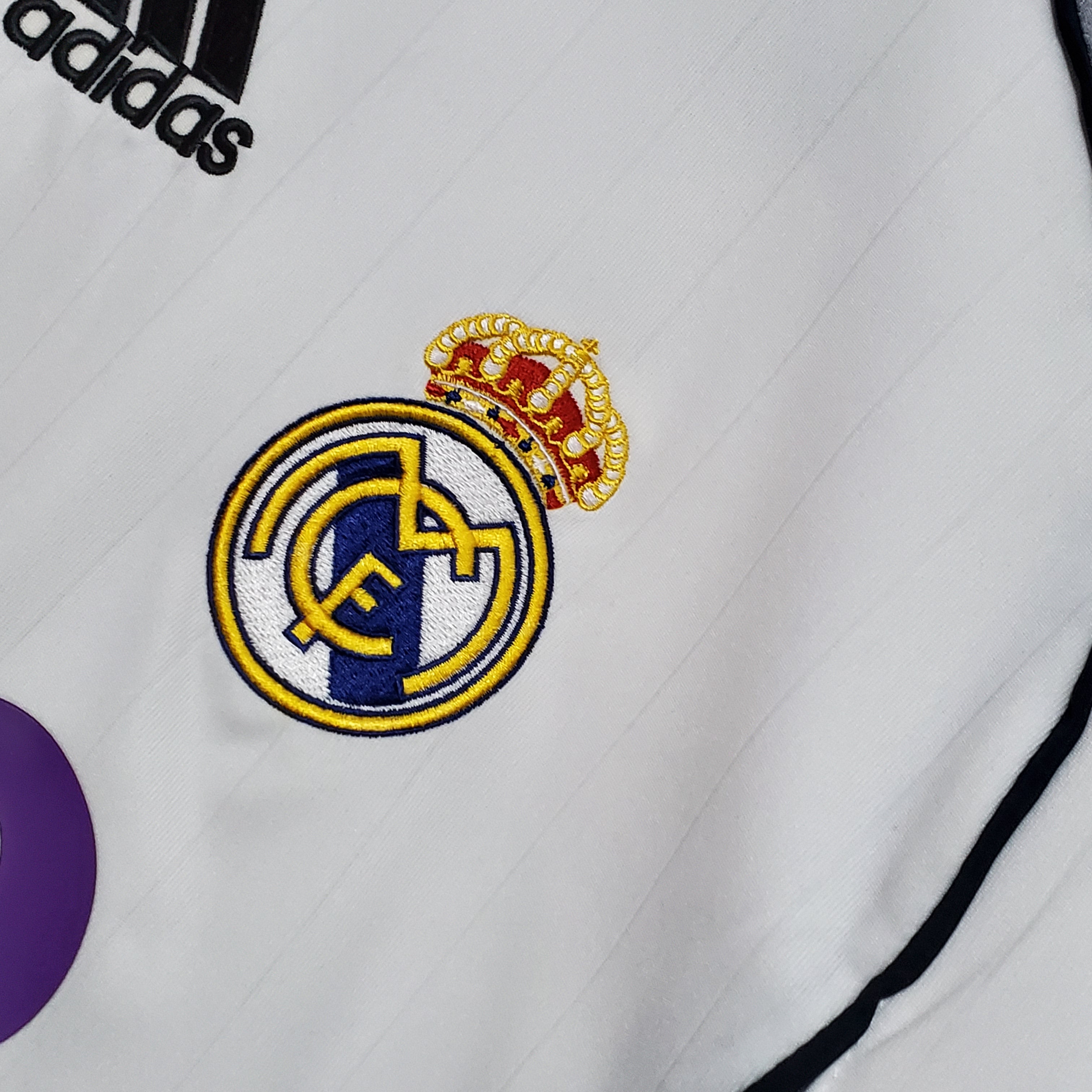 Real Madrid longsleeve home jersey. Season 06/07