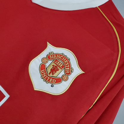 Manchester United longsleeve home jersey. Season 06/07