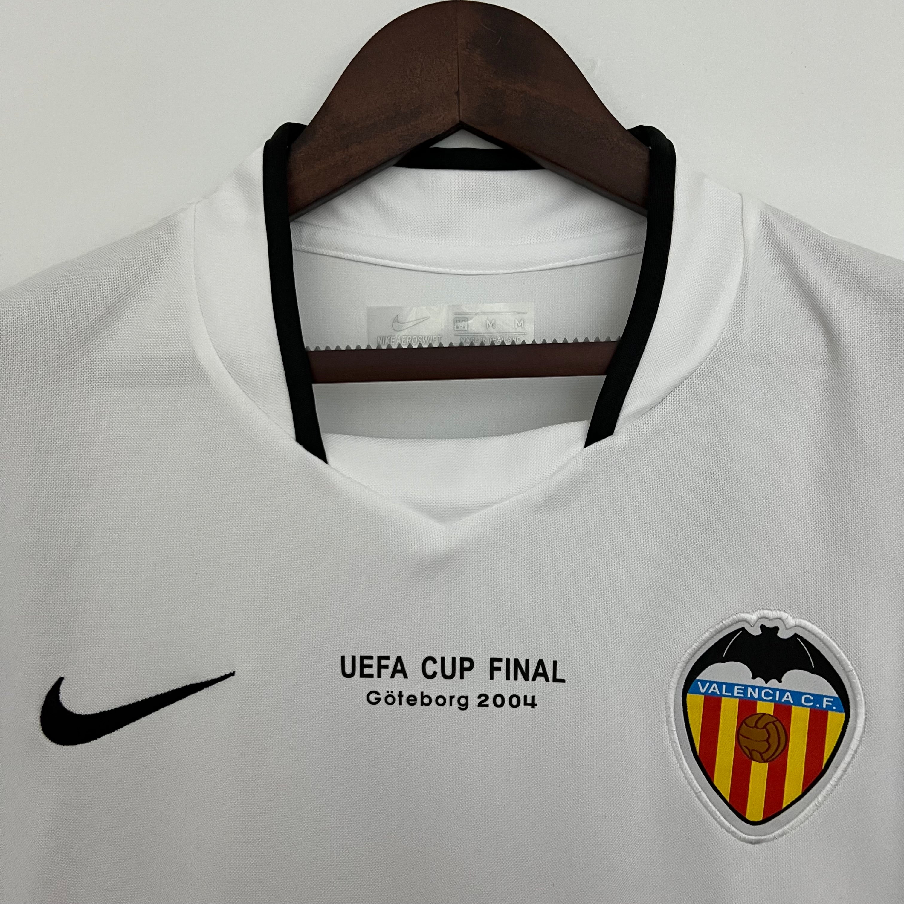 Valencia UEFA Cup 2004 Final jersey. Season 03/04