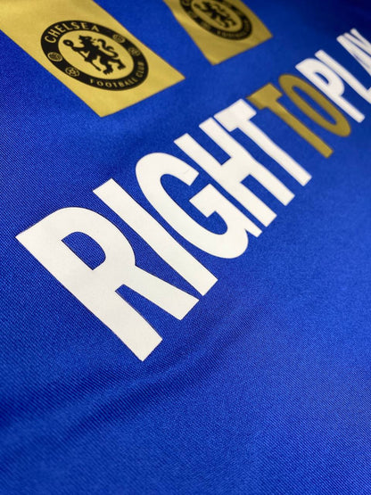 Chelsea Europa League 2013 Final home jersey. Eden Hazard