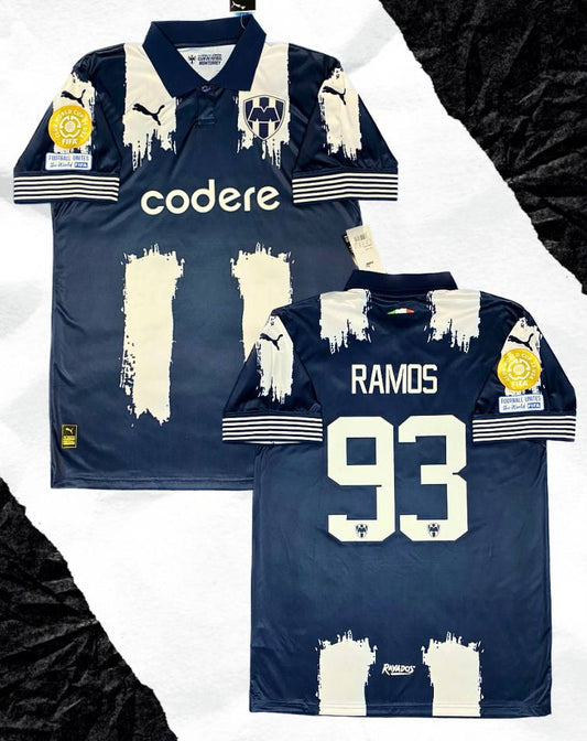 Moterrey home jersey. Season 25/26. Sergio Ramos