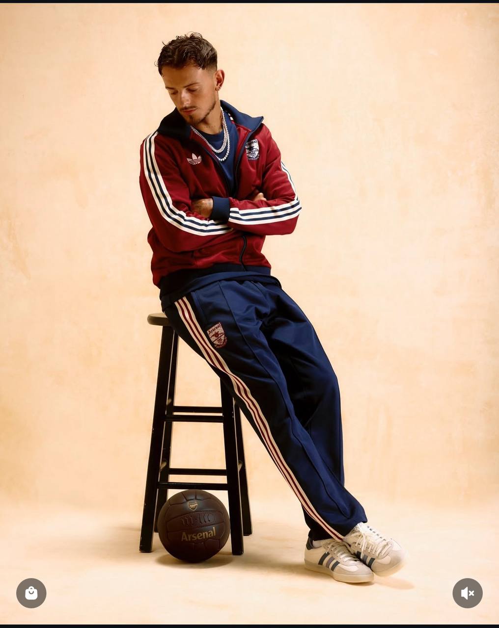 Arsenal London OG Adidas Originals Tracksuit