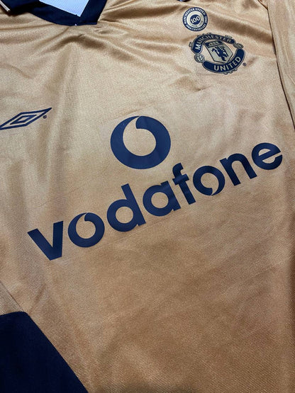 Manchester United 100 years Anniversary double sided away jersey. Season 01/02. Ruud van Nistelrooy.